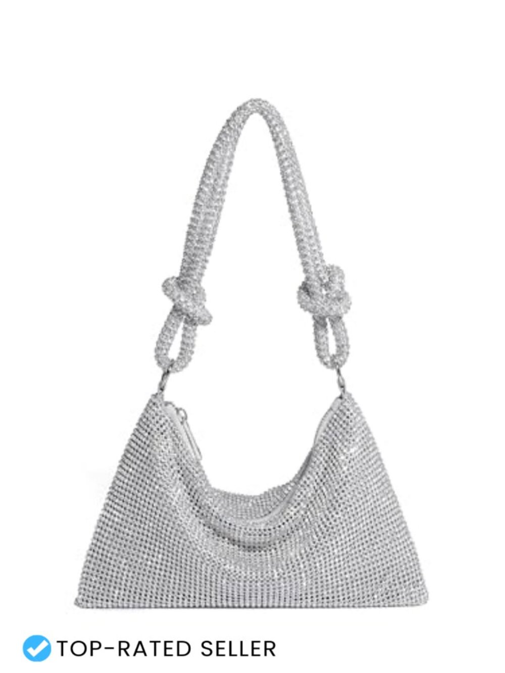 Rhinestone Evening Bag Clutch Purse Women Going Out Dressy Small Handbag